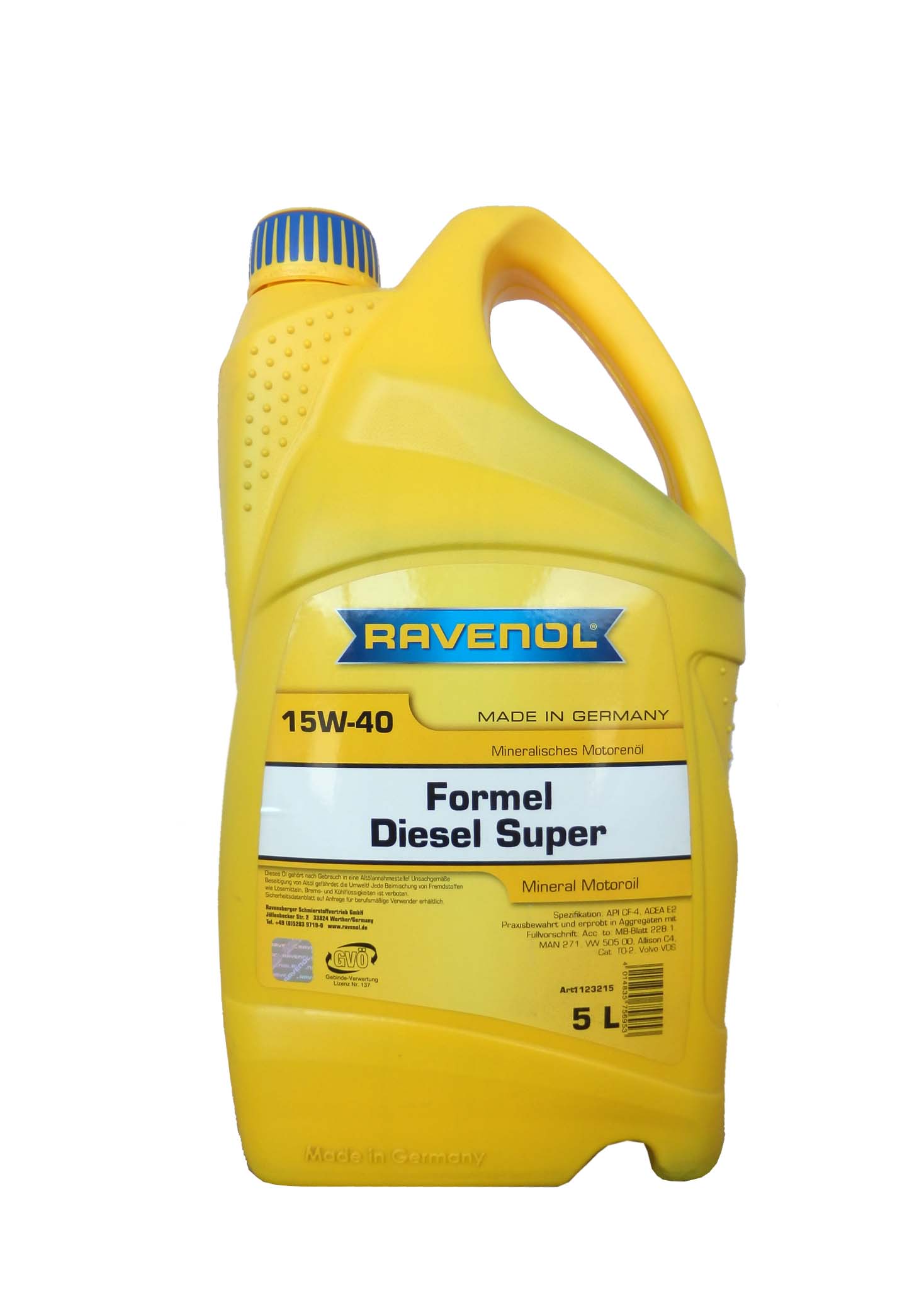 Купить запчасть RAVENOL - 4014835756953 Formel Diesel Super SAE 15W-40