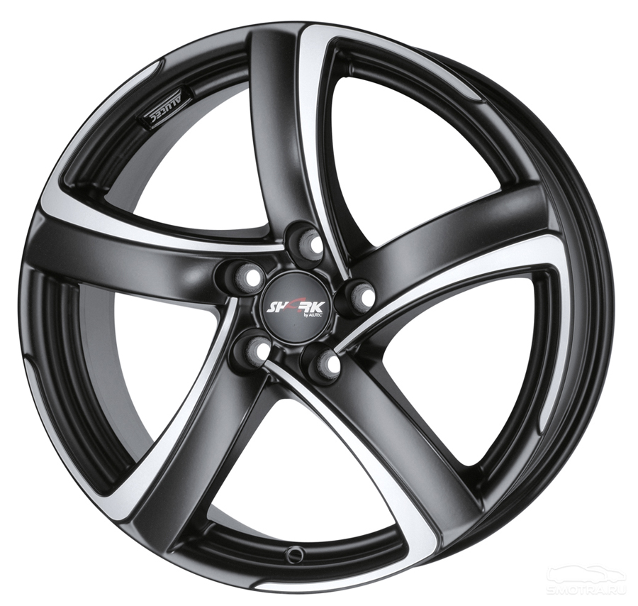 Купить запчасть ALUTEC - WHS030031 Shark 15/6 ET40 Racing black front polished