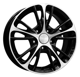 Купить запчасть RAPID - R9721 RAPID МУЛЕН РУЖ АЛМАЗ (KC568) 6.5X16 5/114.3 ET47 d66.1 /black/ [r9721]