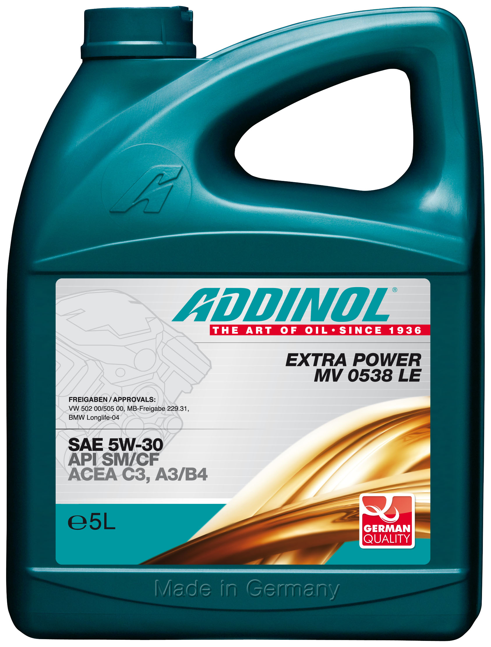 Купить запчасть ADDINOL - 4014766242716 Extra Power MV 0538 LE 5W-30, 5л