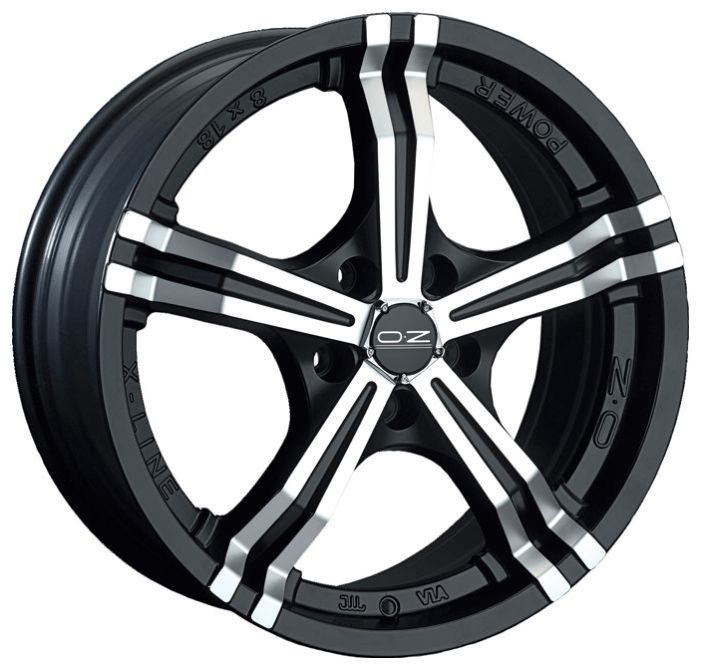 Купить запчасть OZ - WHS030024 Power 16/7 ET37 Matt black + diamond cut