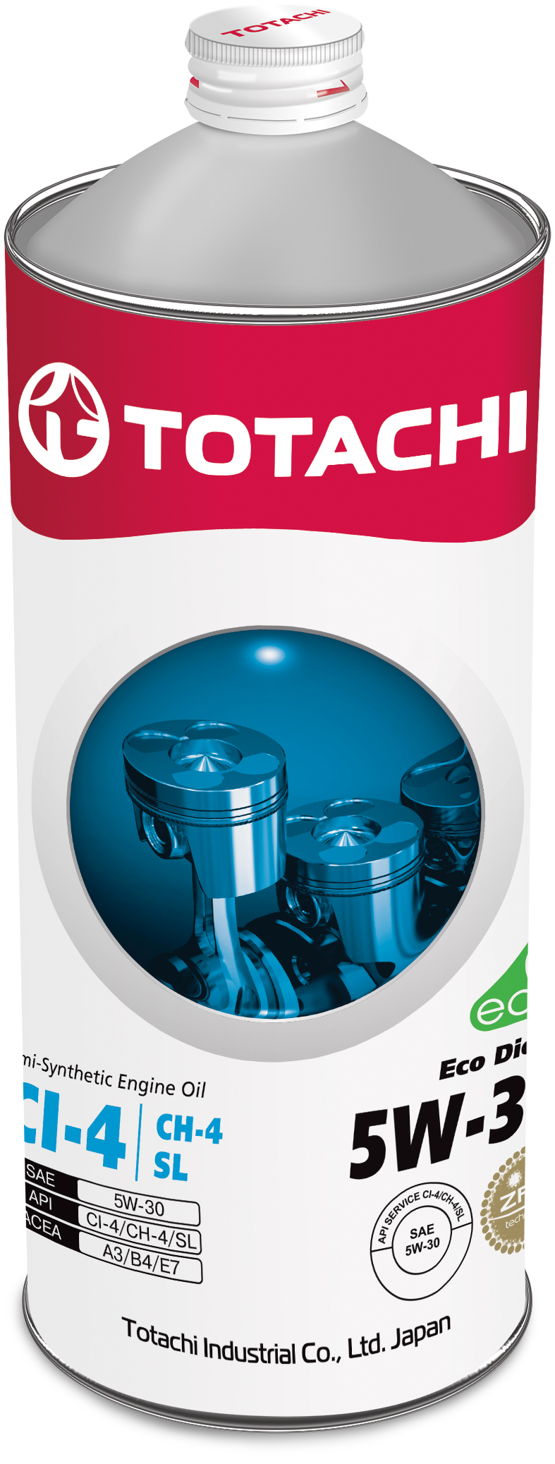 Купить запчасть TOTACHI - 4562374690462 Eco Diesel Semi-Synthetic CI-4/CH-4/SL 5W-30, 1л