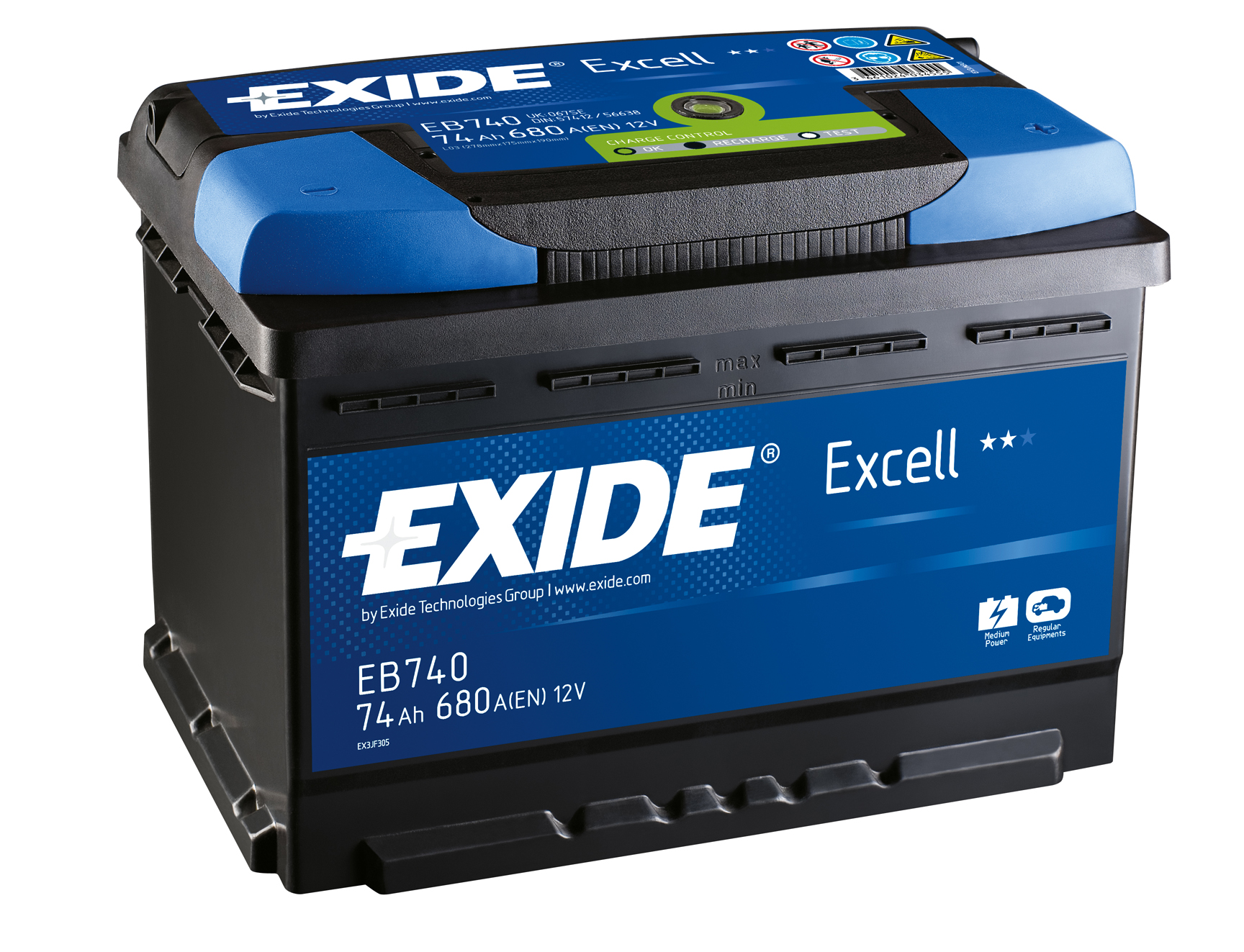 Купить запчасть EXIDE - EB740 74/Ч Excell EB740