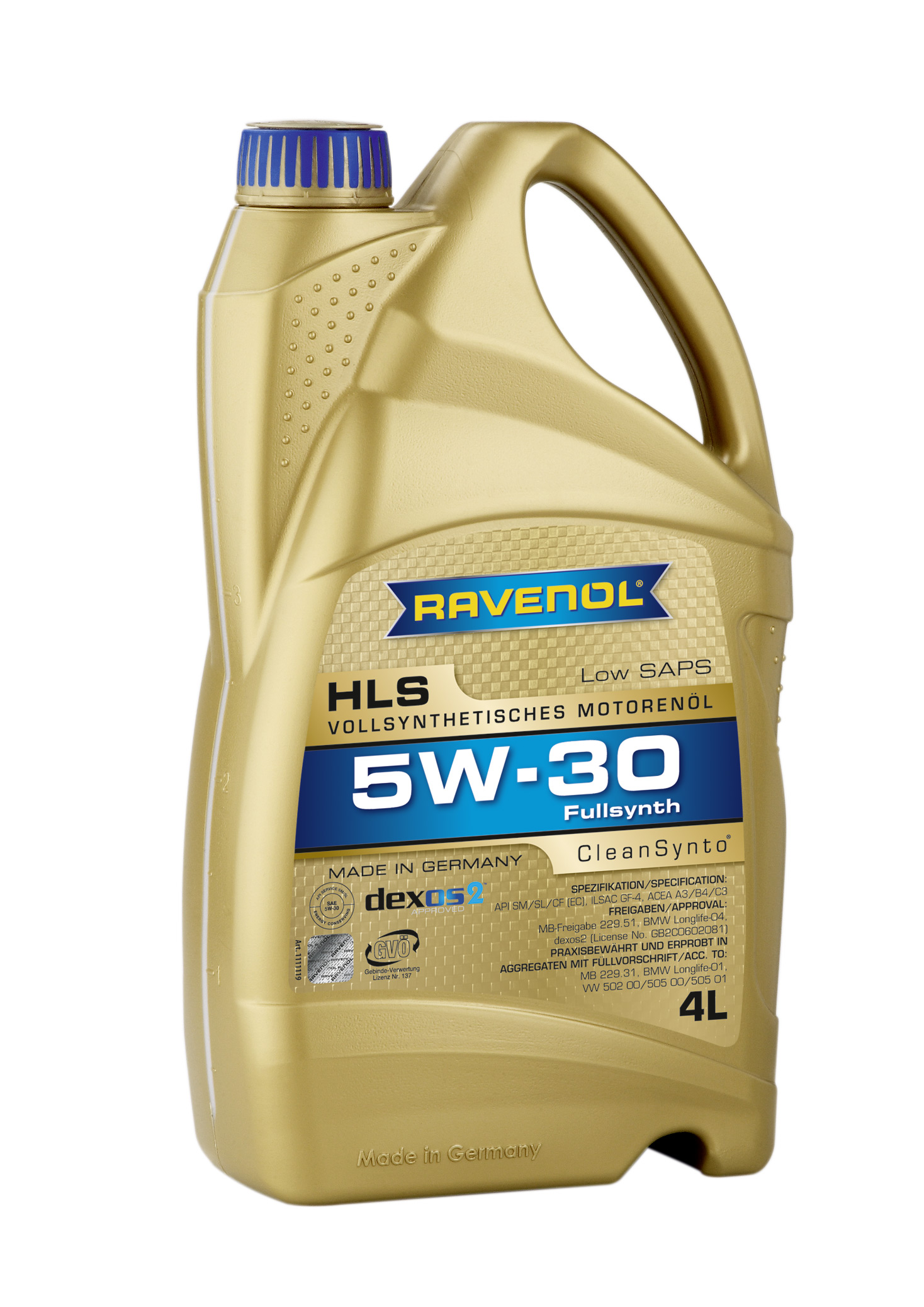 Купить запчасть RAVENOL - 4014835723092 HLS SAE 5W-30 ( 4л) new