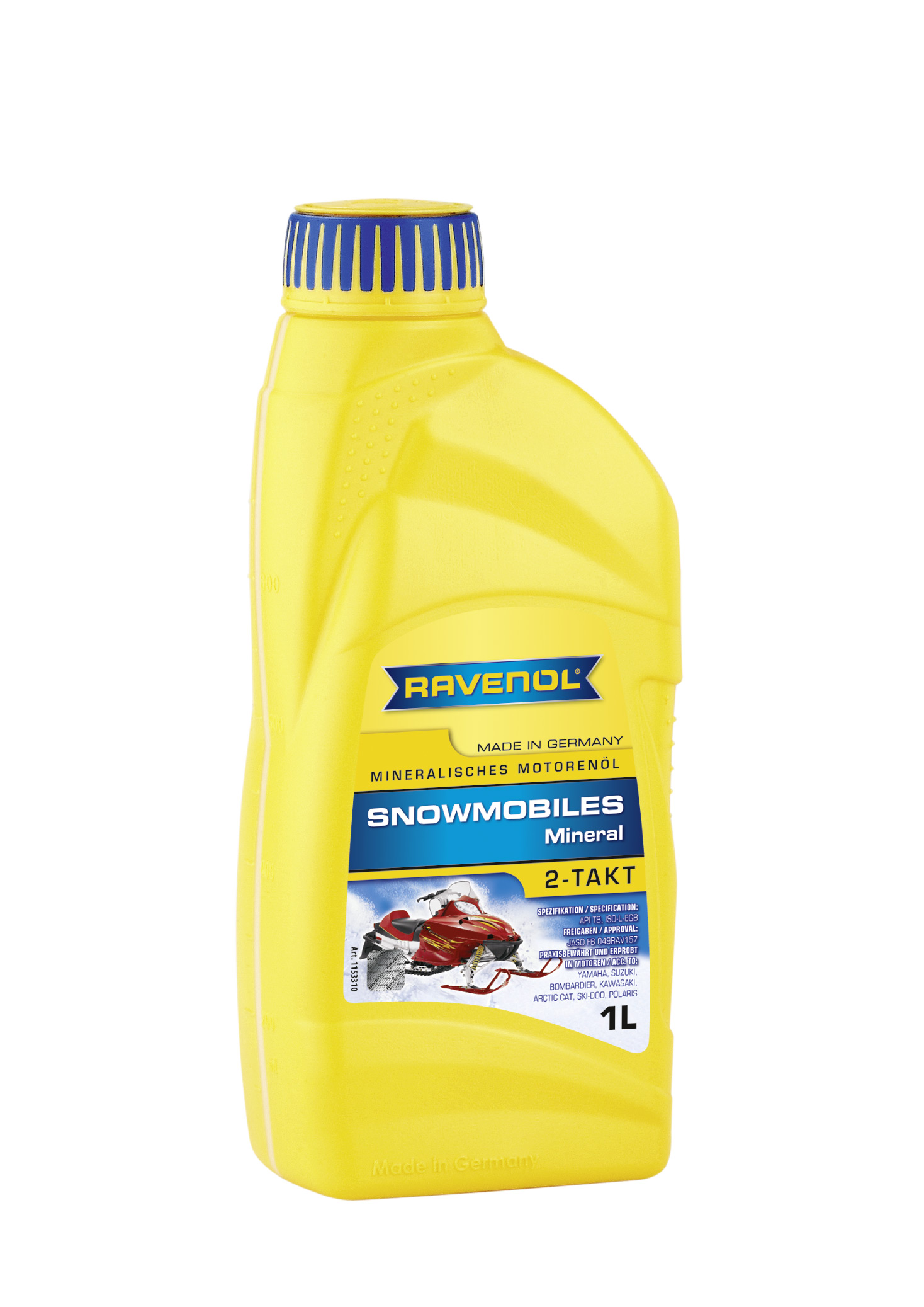 Купить запчасть RAVENOL - 4014835729513 Масло для 2-Такт снегоходов Snowmobiles Mineral 2-Takt ( 1л) new