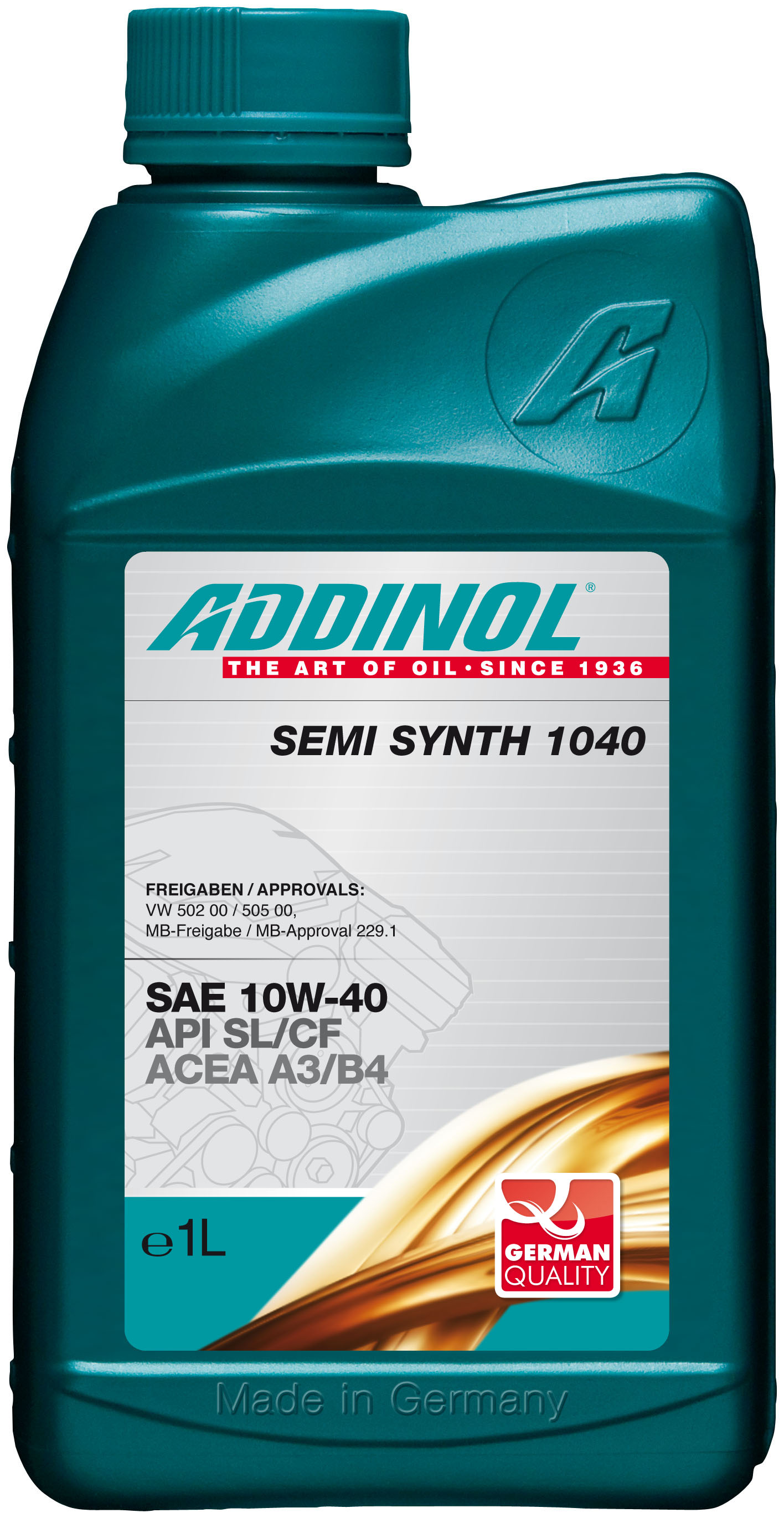 Купить запчасть ADDINOL - 4014766072702 Semi Synth 1040, 1л