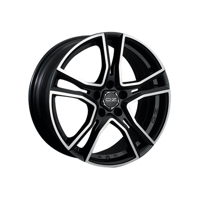 Купить запчасть OZ - WHS027887 Adrenalina 16/7,5 ET35 Matt black + diamond cut