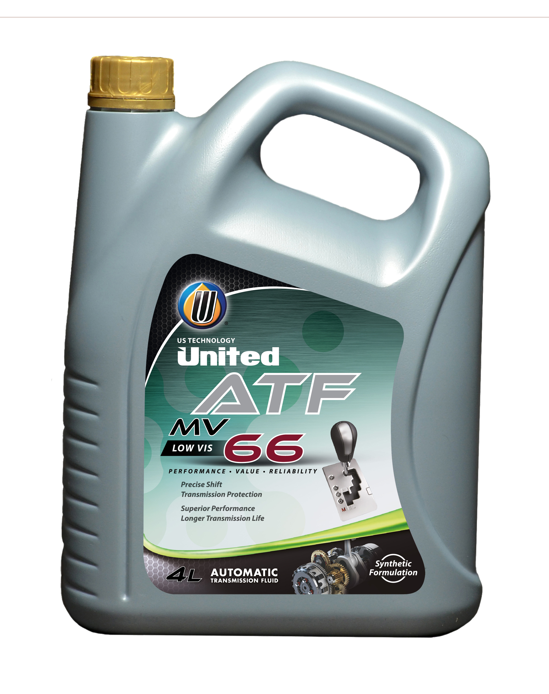 Купить запчасть UNITED - 8886351343452 Жидкость для АКПП (Low VIscosity) Red (Dexron VI) ATF-66