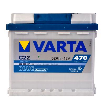 Купить запчасть VARTA - 552400047 Blue Dynamic C22 52/Ч 552400047