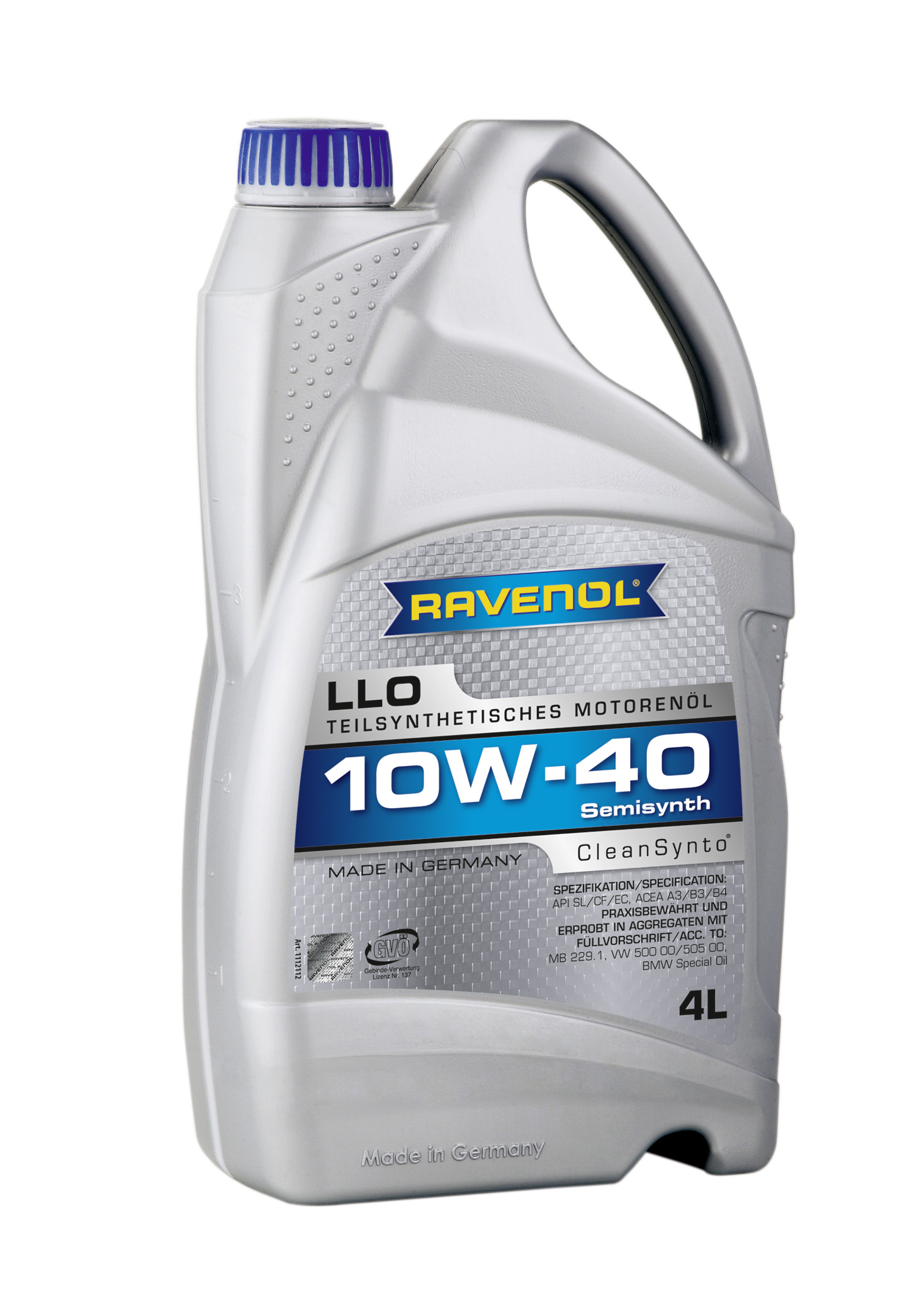 Купить запчасть RAVENOL - 4014835724396 LLO SAE 10W-40 ( 4л) new