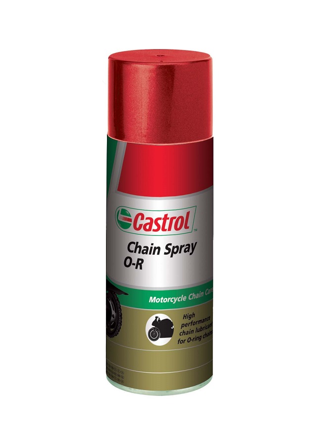 Купить запчасть CASTROL - 14EB85 Спрей-смазка для цепей мотоциклов Chain Spray O-R, 400 мл.