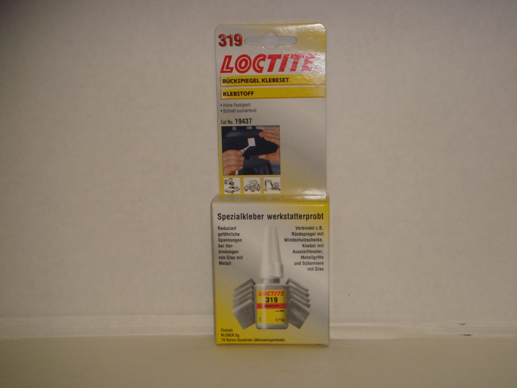 Купить запчасть LOCTITE - 229972 Набор для приклеивания зеркала заднего вида 5 г + 10 нейл. пл.